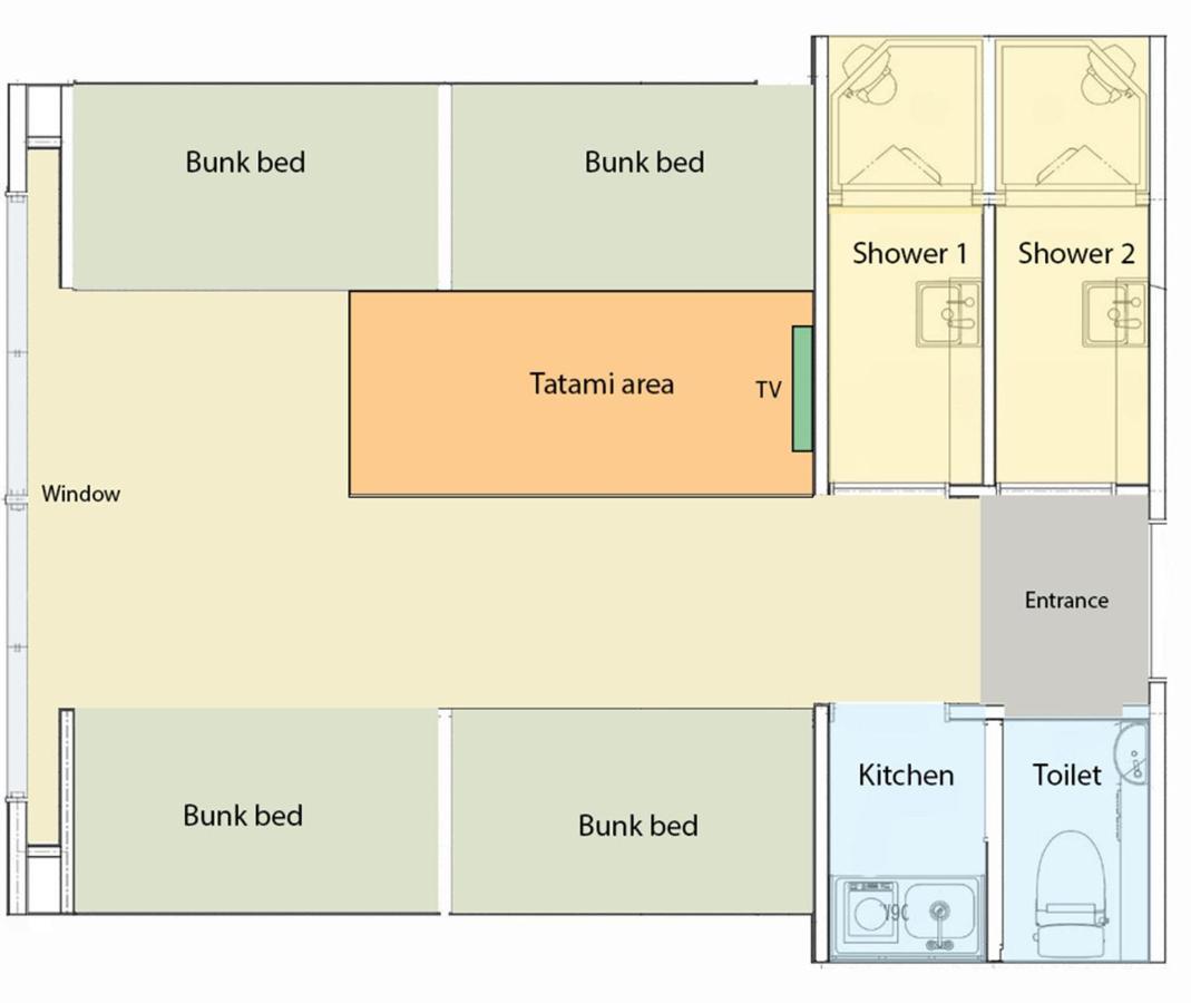 Ten Apartment Hotel Fukuoka  Eksteriør bilde